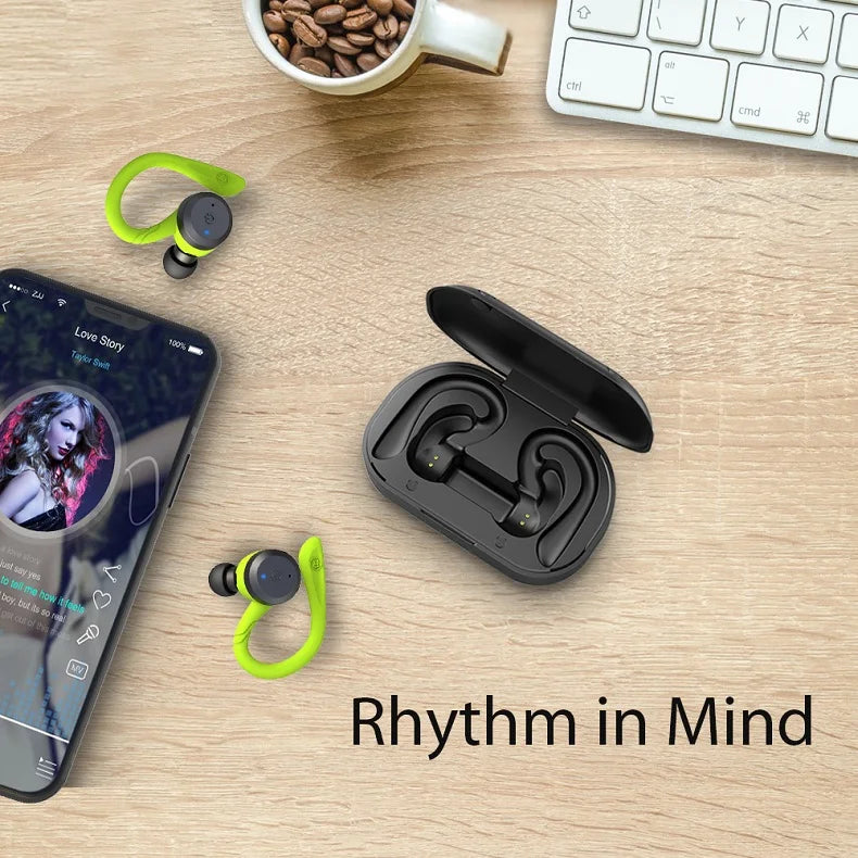 Xiaomi Bluetooth headphones Dual Wear Style Sports Wireless Earphones TWS  Stereo Gaming Headset for sports - Universal Market