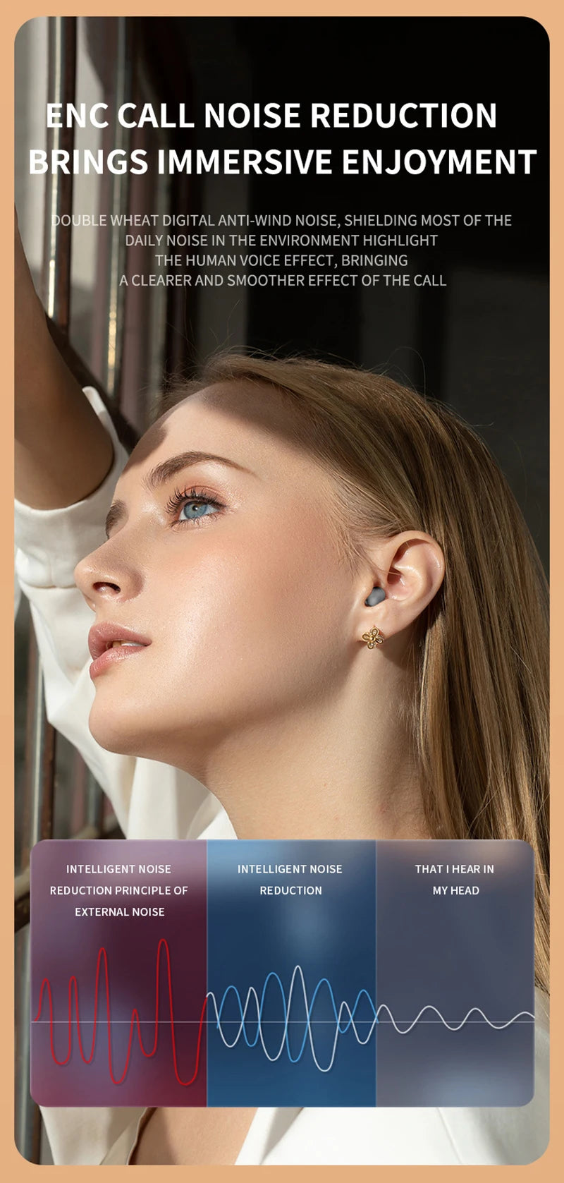 Xiaomi Mini Wireless Bluetooth 5.3 Headset Small Earbuds Sleep Work Music Sports Invisible HD HIFI Bass Sound Quality Earphones - Universal Market