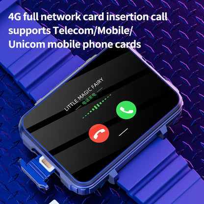 NEW VP999 Global Version 4G NET Smartwatch Android OS 1500mAH Battery 2.4" Screen Blood Pressure GPS Location Men Smart Watch
