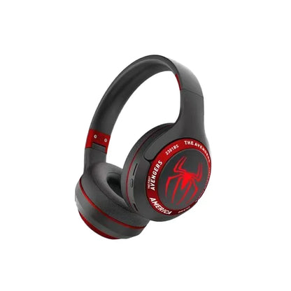 Disney Marvel Headphones Bluetooth Wireless Foldable Music Earphones Spider Man Noise Reduction Game Headset Anime Cartoon M7000 - Universal Market