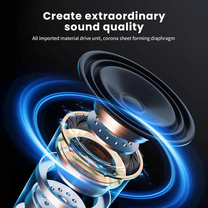 P2961 Wireless Bluetooth 5.3 Headphones Over TWS HIFI Stereo Headset Sports With Earphones Music Player With HD Mic High Quality - Universal Market