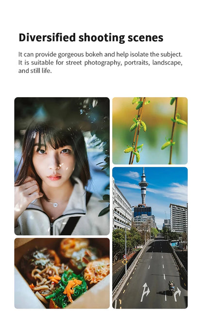 7artisans APS-C 55mm F1.4 Large Aperture Manual Focus Mirrorless Camera Lens for Portrait Photography with Sony E Fujifilm XF - Universal Market