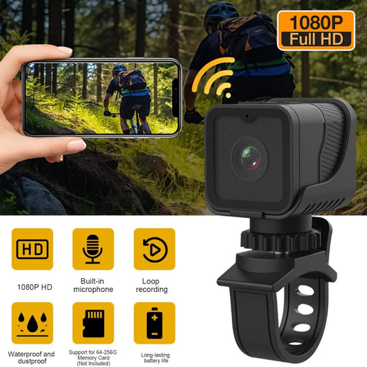 Mini Camera 1080P HD Videorecorder Outdoor Sport Camera Portable Bicycle Camera Outdoor Action Camera Motorcycle Camera Recorder - Universal Market