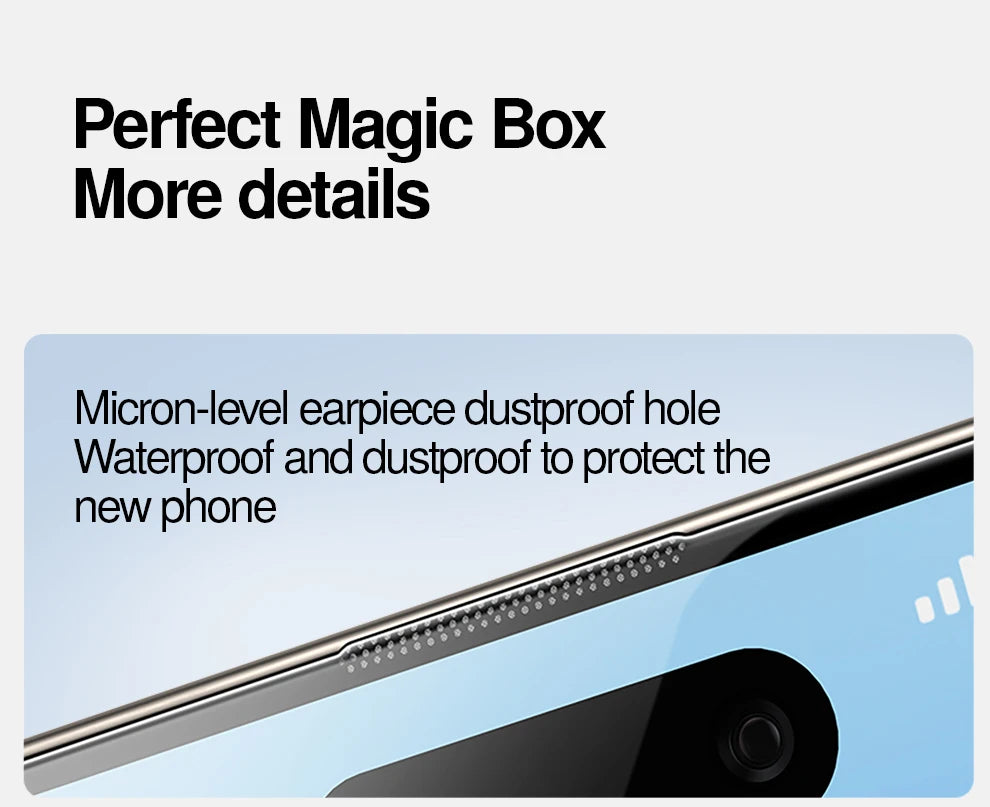 SmartDevil Dust-free Box Screen Protector for iPhone 16 Pro Max 15 14 HD Clear Tempered Glass Film Anti-fingerprint