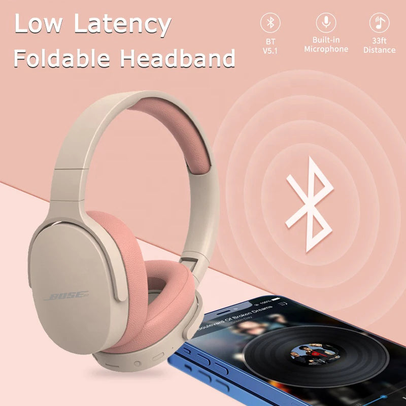 Bosebye Headphones P2961 Wireless Bluetooth 5.3 Original Earphone Stereo HIFI Headset Game Earbuds With Mic For Samsung iPhone - Universal Market