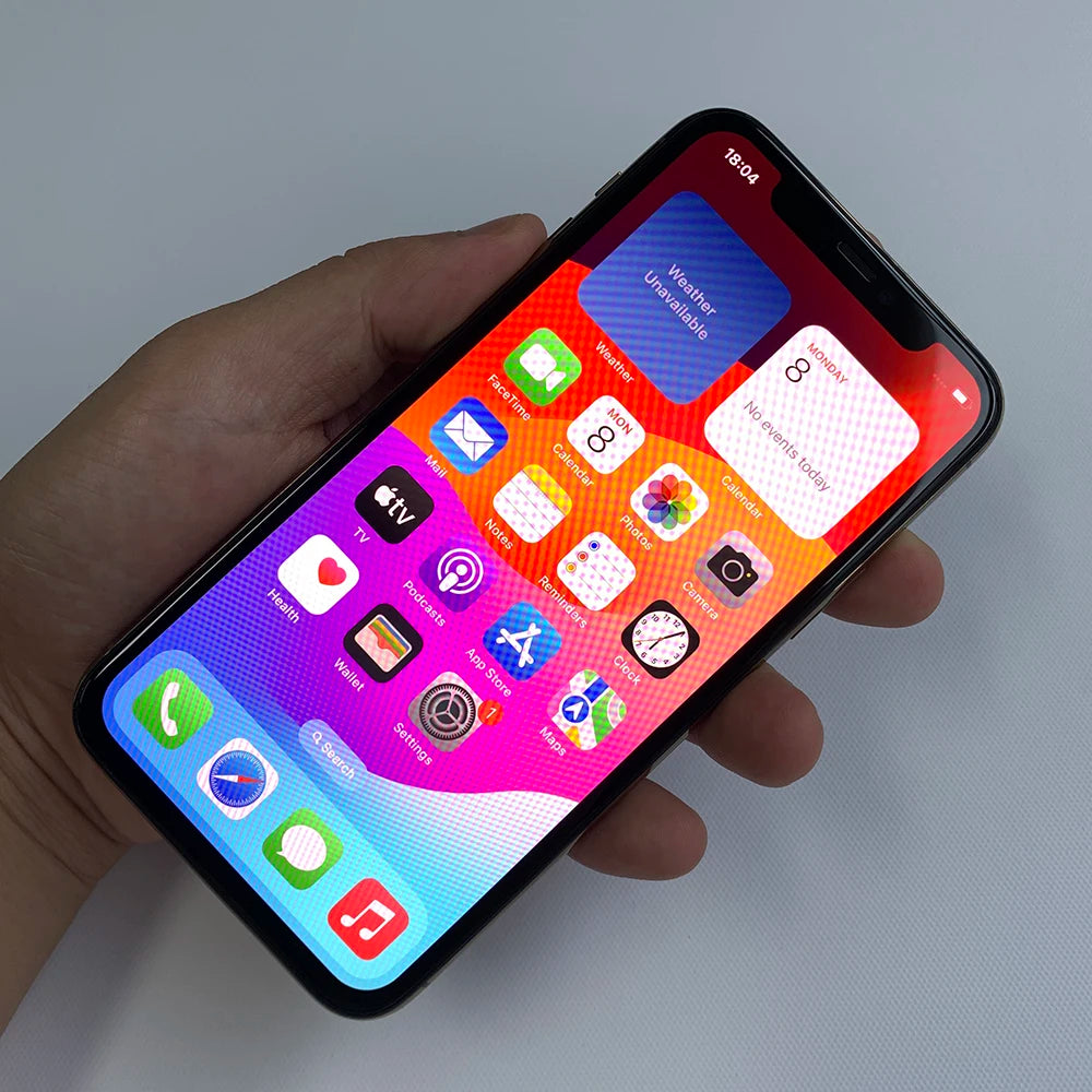 Original Apple iPhone 11 Pro 4G LTE Mobile Phone NFC 64/256/512GB Face ID 5.8" 12MP 4K@60fps A13 Bionic Hexa-Core IOS 11 pro - Universal Market