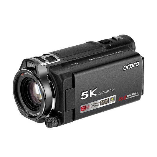 ORDRO XV80 Live Streams Digital Camera Camcorder 4K 12X Optical Zoom Big Touchscreen for Photograph YouTube Videos - Universal Market