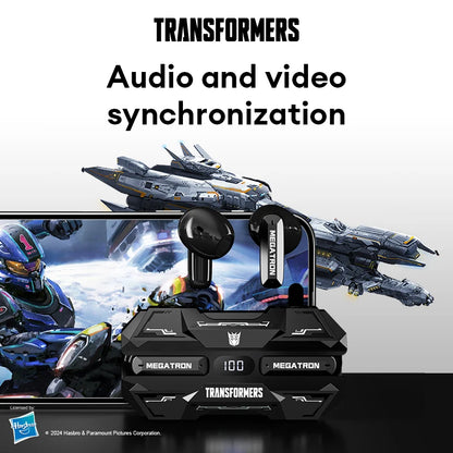 Choice TRANSFORMERS TF-T51 Bluetooth 5.4 TWS Earphones Low Latency Gaming Earbuds Long Endurance HiFi Music Headphones With mic - Universal Market