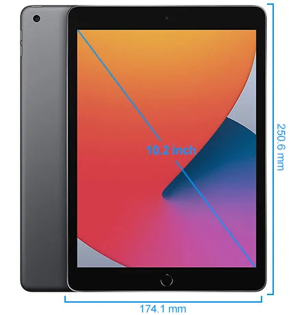 Apple ipad 8th Gen 2020 Wifi Version Model Tablet PC 8MP+1.2MP Camera A12 Fusion 10.2” Screen Support Apple Pencil Touch ID - Universal Market