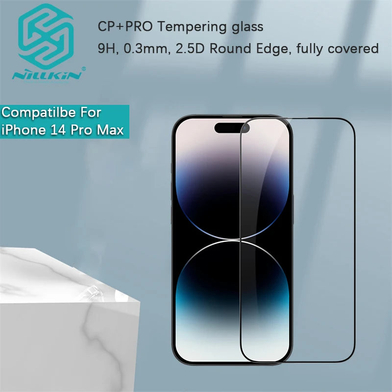 Nillkin For iPhone 15 Pro Max/15+/15 Plus/14 Pro Max/13 Pro Max CP+PRO Mobile phone screen Anti-Explosion tempered Glass