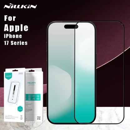 For iPhone 17 Pro Max / 17 Air Nillkin Case Glass 9H Ultra-Clear CP+Pro 2.5D Tempered GlassFull Cover Screen Protector