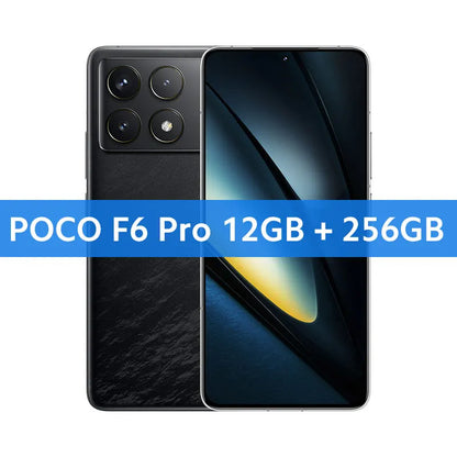 NEW 5G POCO F6 Pro Global Version Smartphone 256GB 512GB 1TB Snapdragon® 8 Gen 2 120W HyperCharge WQHD+120Hz Flow AMOLED Display