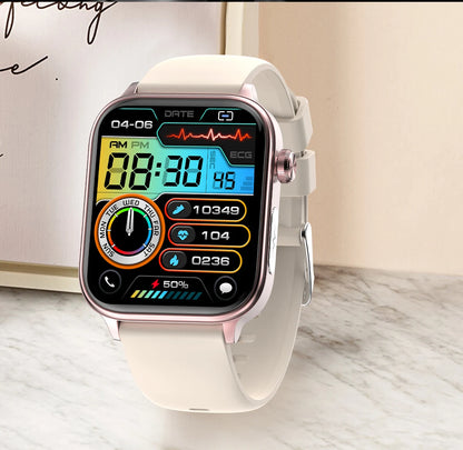 AI Diagnostic Detector Smart Watch Women Blood Lipid and Uric Acid Body Composition Test Women Menstrual Health Tracker 2025 New