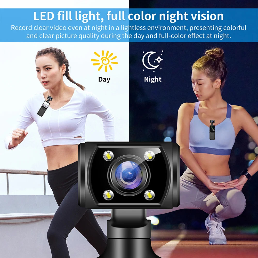 Ultra HD 4K WiFi Mini Camera Pocket Action Camera Wearable Camera 4K HD Camera Helmet Travel Bicycle Driver Recorder Camcorder - Universal Market