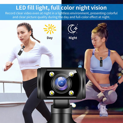 Ultra HD 4K WiFi Mini Camera Pocket Action Camera Wearable Camera 4K HD Camera Helmet Travel Bicycle Driver Recorder Camcorder - Universal Market