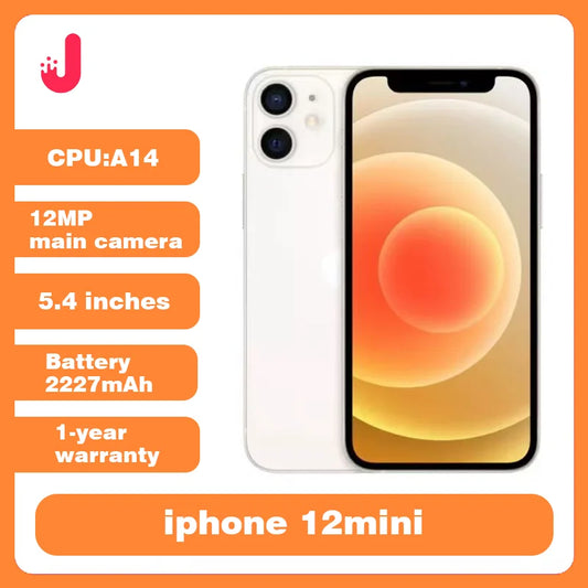 Original iPhone 12 Mini 5G Mobile phone 4GB&64/128/256GB IOS A14  5.4'' Dual 12MP Cellphone iphone12mini - Universal Market