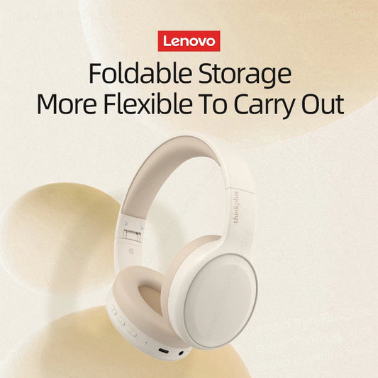 Original Lenovo th30 wireless earphone Bluetooth earphone 5,0 foldable headset sports earphone gaming earphone - Universal Market