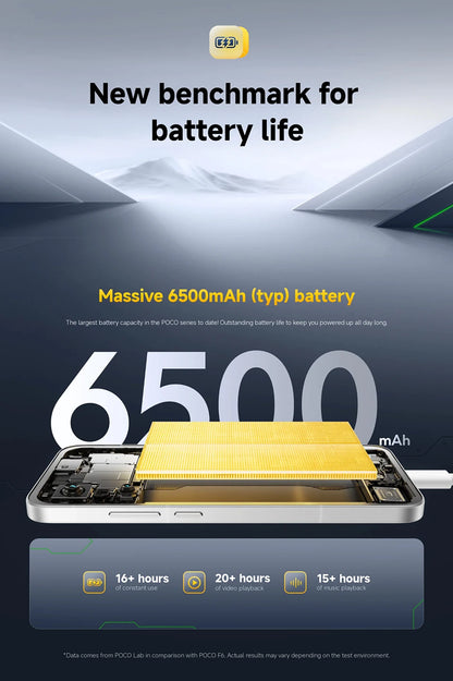POCO F7 Global Version Smartphone Snapdragon® 8s Gen 4 90W 6500mAh Battery 6.83" 1.5K AMOLED Display 50MP Camera 5G NFC