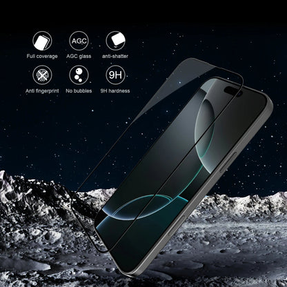 Nillkin For iPhone 16 Pro Max/16 Pro 3D CP+MAX Full coverage glass tempered film mobile phone protective film For iPhone 16 Plus