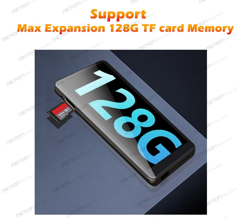 MP3 Mp4 Player Bluetooth 5.0 Wifi MP5 Android with Multiple Language/Google Service/youtube/Spotify/Free APP/Speaker/Browser/FM