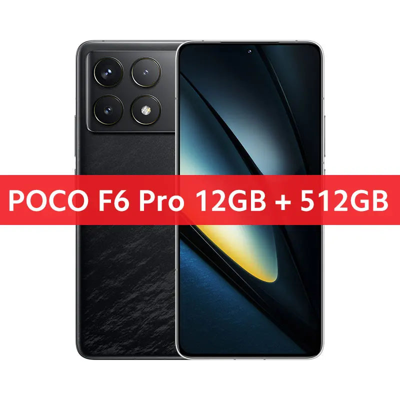 NEW 5G POCO F6 Pro Global Version Smartphone 256GB 512GB 1TB Snapdragon® 8 Gen 2 120W HyperCharge WQHD+120Hz Flow AMOLED Display
