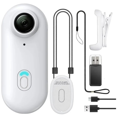 POV Camera with Magnetic Body Clip Small Body Wearable Camera 128G 1080P Small Tiny Outdoor Vlog Recorder Action Camera Sport DV