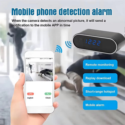 Improved HD 4K WiFi mini camera, upgraded infrared night vision, motion detection, remote viewing, HD wireless camera - Universal Market