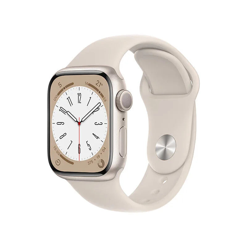 100% Original 2022 NEW Apple Watch Series 8 41mm / 45mm Apple Watch S8 Aluminum Case with Sport Band iOS SmartWatch