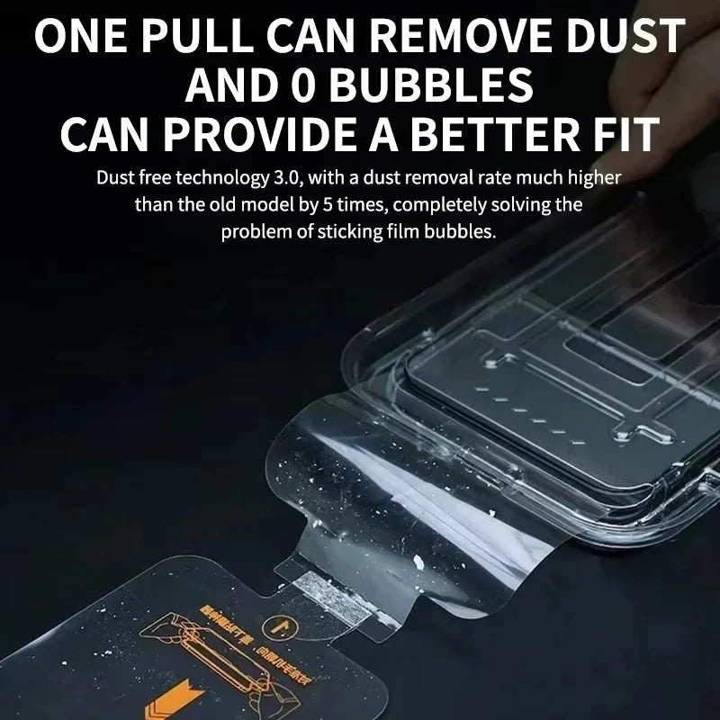 Easy Installation Screen Protector For iPhone 17 Air 16 Pro Max 15 14 11 13 12 Mini XS X XR 6 7 8 Plus Oleophobic Coating Glass
