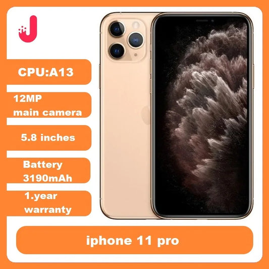 Original unlocked Apple iPhone11 Pro 64GB/256GB single card 12MP camera 5.8 inch screen IOS smartphone LTE iphone11pro  phone - Universal Market