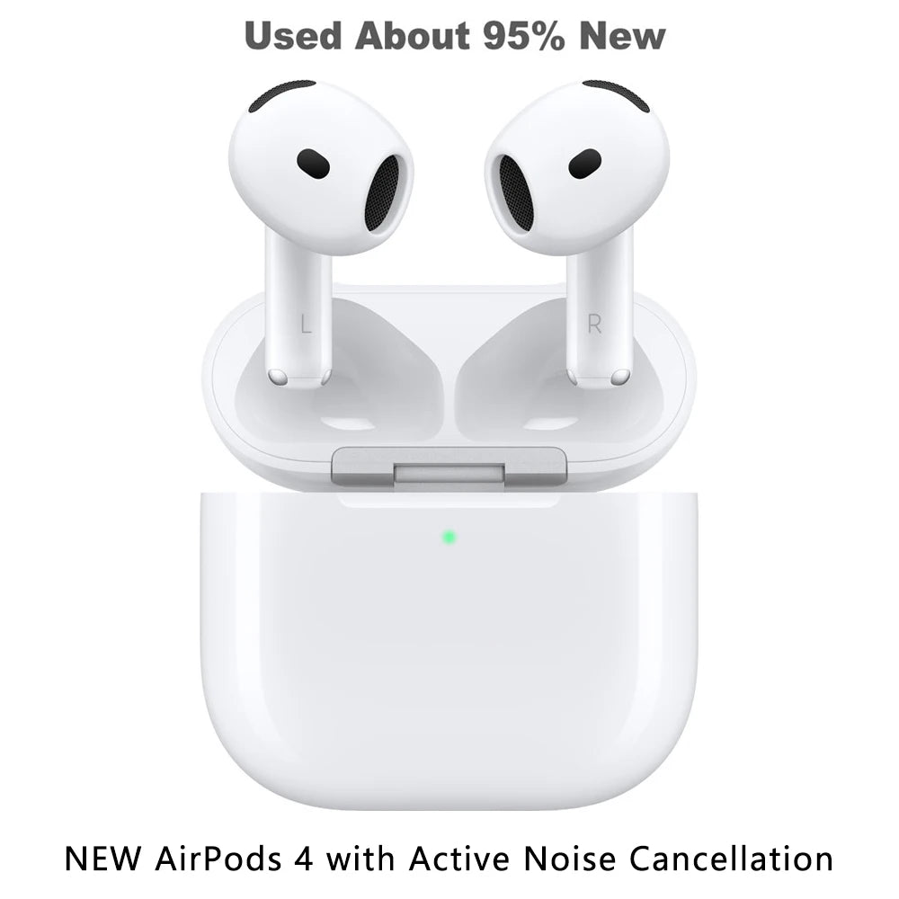 Used Refurbished Apple AirPods Pro 2nd wireless Bluetooth earphone H2 chip wireless charging box Active Noise With box Original