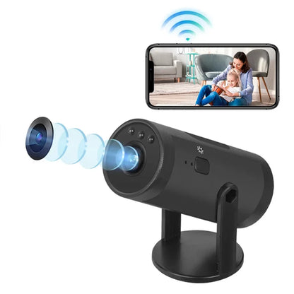 Surveillance Camera Wifi Wireless Remote Home High-Definition Infrared Night Vision Pet Cylinder 180 Degree Rotation Camera