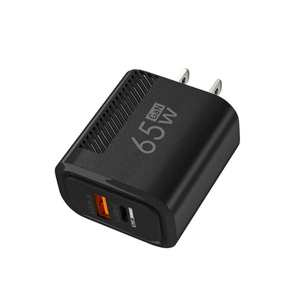 65W GaN Fast Charging USB Type C Charger US/EU Plug PD 3.0 Quick Charge Wall Charger For Phone Adapter For iPhone Huawei Samsung