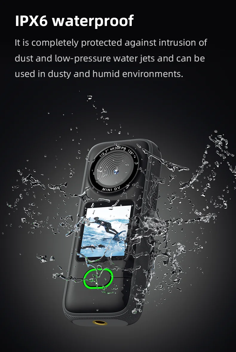 4K HD Action Camera Mini Sports Camera WIFI Wireless Sport Action Cam Waterproof Touchscreen Motorcycle Driving Recorder Outdoor