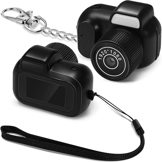 Mini Keychain Camera1080P 2MP Mini Body Camera, Portable Micro Video Camcorder with 0.96inch Display for Kids Students Travel
