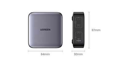 UGREEN 100W GaN Charger Desktop Laptop Fast Charger 4 in 1 Adapter For iPhone 17 16 15 14 Pro Max Phone Charger Xiaomi Samsung