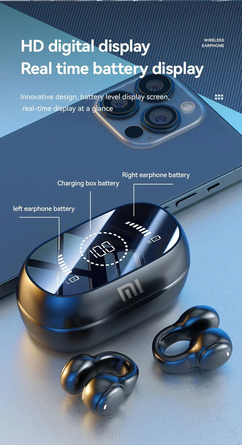 XIAOMI M47 Wireless Earbuds Bluetooth Headset Charging Noise Reduction Earphones Bone Conduction Headphones Sport With Mic free - Universal Market