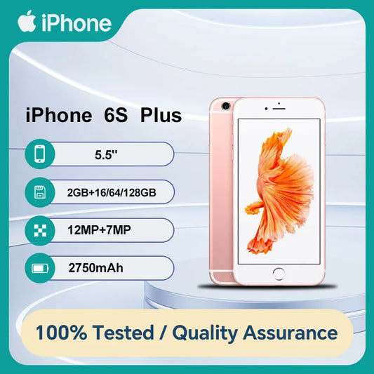 Unlocked Original Apple iPhone 6S Plus  16/64/128 GB ROM 2GB RAM IOS A9 Bionic Dual-core  5.5'' Single 12MP 4G Used Cell Phone