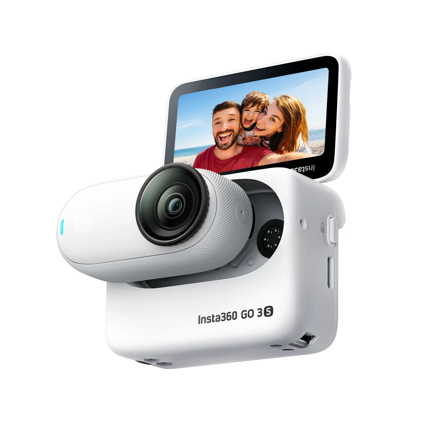 Insta360 GO 3S Camera 4K Thumb Magnetic Action Camera with FlowState Stabilization 10m Waterproof Apple Find My Vlog