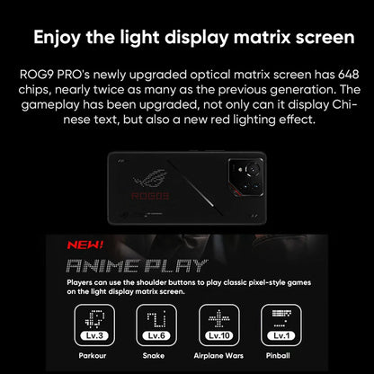 World Premiere ASUS ROG Phone 9 5G Smartphone Snapdragon 8 Elite 6.78‘’ 185Hz AMOLED Display ROG 9 Pro 5800mAh NFC Mobile Phone