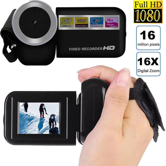 32GB 1080P 16MP 16X Zoom Digital Camera With Fill Light 2.0'' Rotatable Screen Camcorder HD Video Recorder Camera Birthday Gift