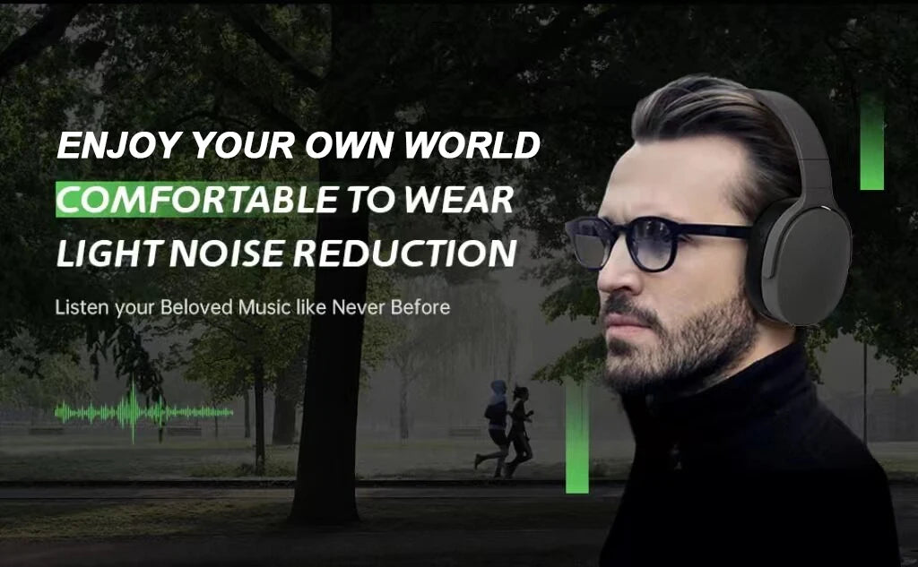 P2961 Wireless Bluetooth 5.3 Headphones Over TWS HIFI Stereo Headset Sports With Earphones Music Player With HD Mic High Quality - Universal Market