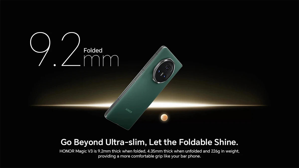 Honor Magic V3 Global Version 5G Foldable 7.92'' LTPO AMOLED 120Hz Display 50MP Cameras Snapdragon 8 Gen 3 5150mAh 66W NFC