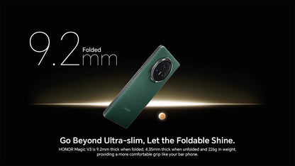 Honor Magic V3 Global Version 5G Foldable 7.92'' LTPO AMOLED 120Hz Display 50MP Cameras Snapdragon 8 Gen 3 5150mAh 66W NFC