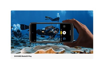DOOGEE Blade20 Play 5G Rugged Smartphone Android 15 Gemini Al 10300mAh Battery 6.6'' Display AI Camera Mobile phone