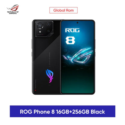 ASUS ROG 8 & 8 pro android 5G Gaming Phone Global Rom Snapdragon 8 Gen 3 6.78'' 165Hz AMOLED Screen 5500mAh 65W Fast Charge