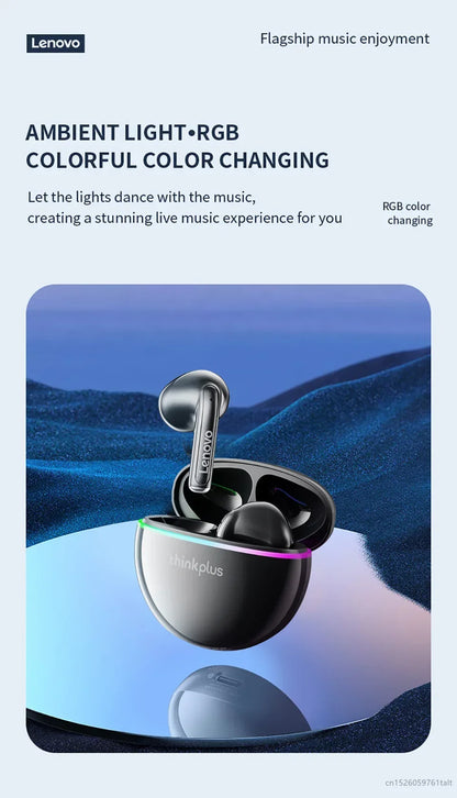 New Lenovo XT97 Mini Earphones Wireless Bluetooth 5.3 Headphones 13mm Dynamic Coil HiFi Stereo Earbuds HD Mic Game Music Headset - Universal Market