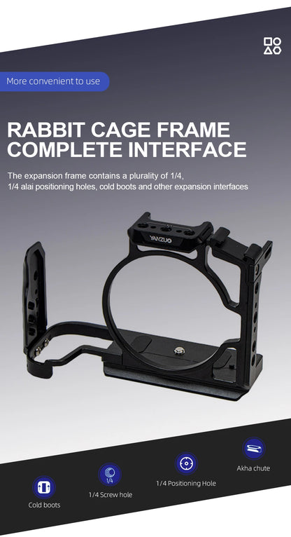 Suitable For Canon Eos R8 Rp Camera Case With Canon 1/4 Screw Hole Camera Bracket For Canon Eos R8 Camera Cage