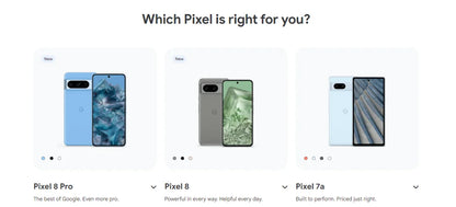 Google Pixel 8 5G Pixel8 6.2 inch OLED 8GB RAM 128/256GB ROM NFC Octa Core Google Tensor G3 Original Unlocked Android Cell Phone