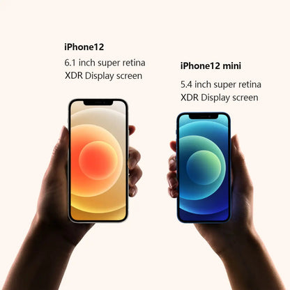 Original Apple iPhone 12 6.1" XDR OLED Unlocked RAM 4GB ROM 64/128/256GB A14 IOS Face ID NFC Original 5G iPhone12 - Universal Market